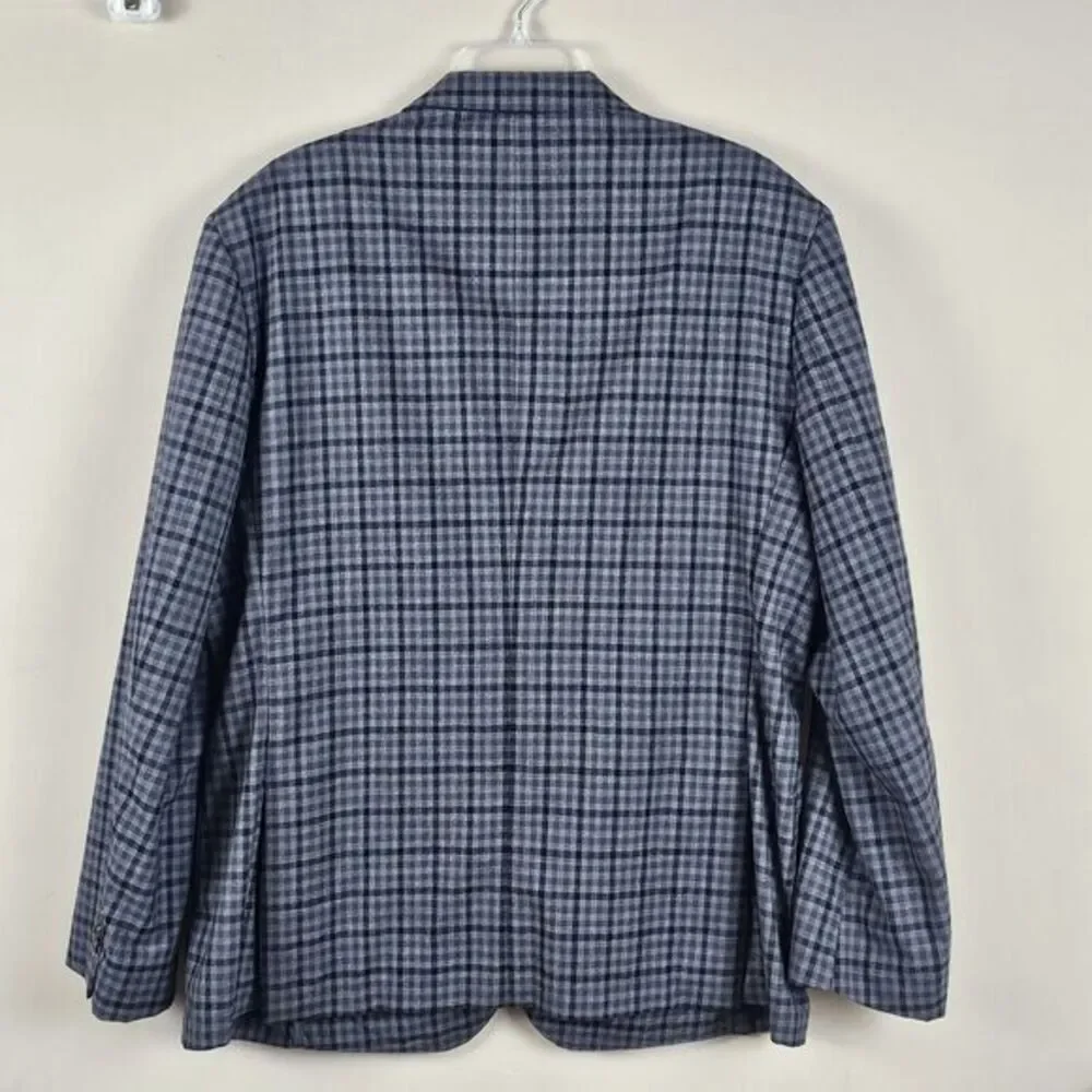 Wallin & Bros Blazer Suit Jacket‎  100% Wool 46R Casual Business Office Prof.